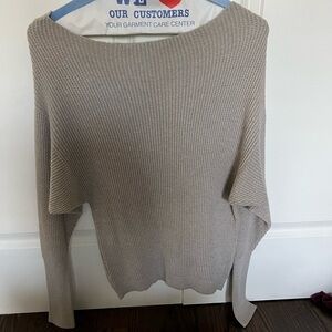 Off-shoulder sweater